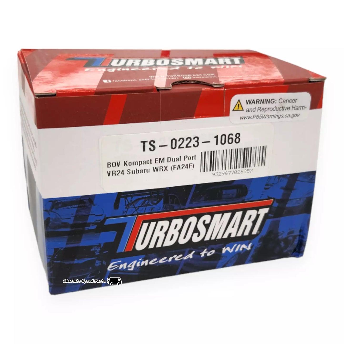 Soupape de décharge à double port Turbosmart Kompact BOV