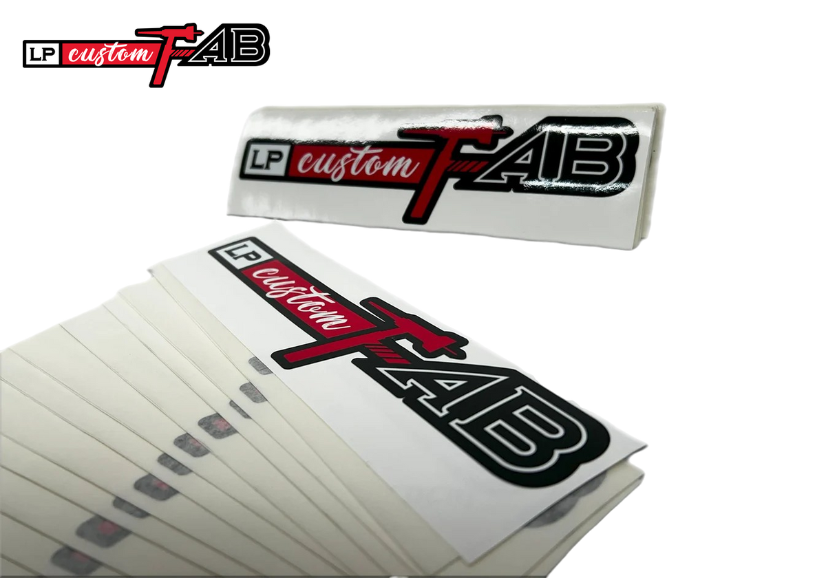 LPcustomfab Premium Vinyl Sticker Decal – 10”&14”