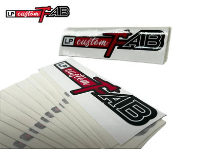 LPcustomfab Premium Vinyl Sticker Decal – 10”&14”